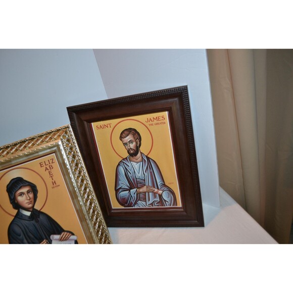 Religious Catholic Wall Decor Saints for Prayers Worship Framed - Picture 6 of 6